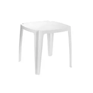 TAVOLO DA GIARDINO "75X75" BIANCO CM.75X75X72H.