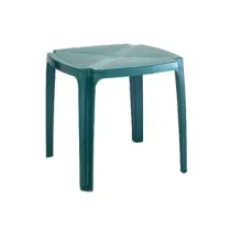 TAVOLO DA GIARDINO "75X75" VERDE CM.75X75X72H.