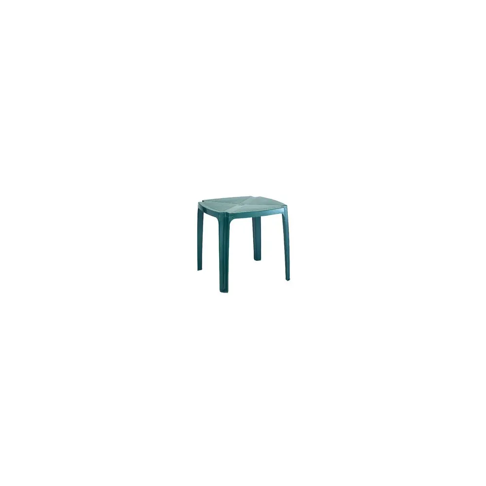 TAVOLO DA GIARDINO "75X75" VERDE CM.75X75X72H.