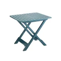 TAVOLO DA GIARDINO PIEGHEVOLE "TEVERE" VERDE CM.79X72X70H.