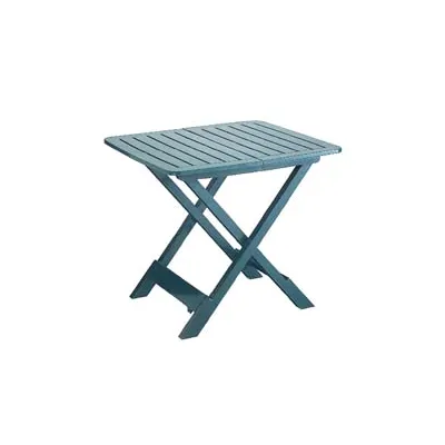 TAVOLO DA GIARDINO PIEGHEVOLE "TEVERE" VERDE CM.79X72X70H.