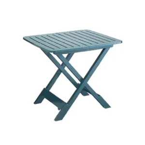 TAVOLO DA GIARDINO PIEGHEVOLE "TEVERE" VERDE CM.79X72X70H.