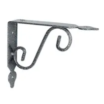 MENSOLE ORNAMENTALI BRACKETS EXTRA STRONG NERO/ARGENTO