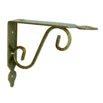 MENSOLE ORNAMENTALI BRACKETS EXTRA STRONG NERO/ORO