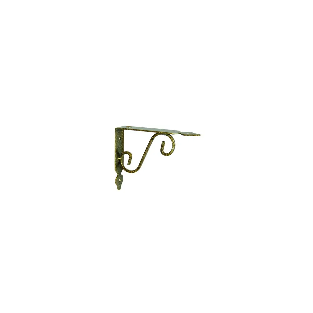 MENSOLE ORNAMENTALI BRACKETS EXTRA STRONG NERO/ORO