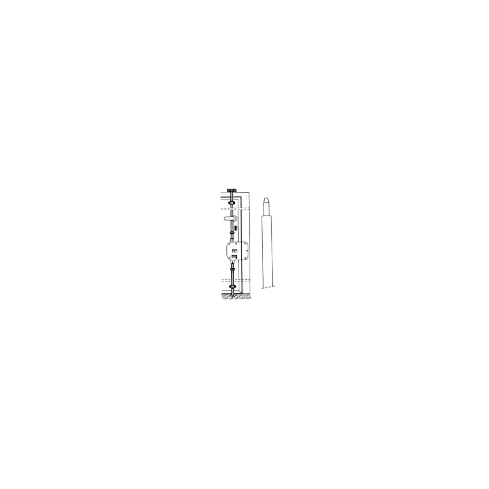 ASTA TELESCOPICA DIRITTA PER SERRATURA TRIPLICE 90-01