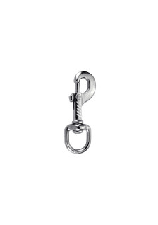 Carabiner with swivel ring 78 mm.