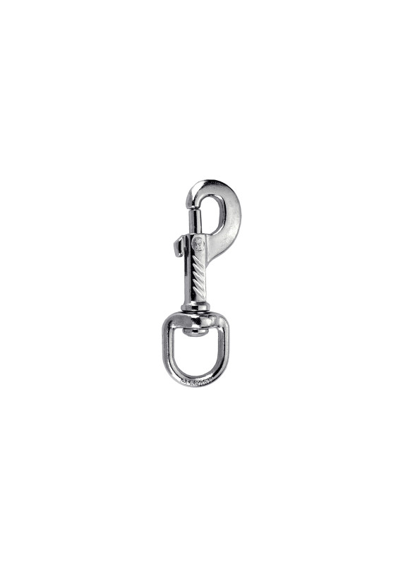 Carabiner with swivel ring 78 mm.