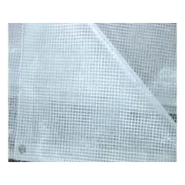 TELO TENDA PE RETINATO TRASPARENTE CON OCCHIOLI