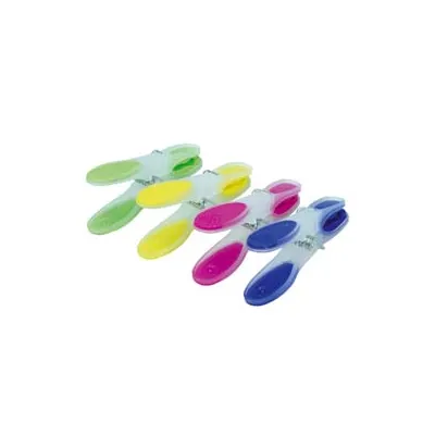MOLLETTE BIANCHERIA FLOWER SOFT IN PLASTICA CON GRIP MORBIDO