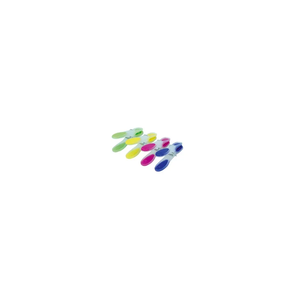 MOLLETTE BIANCHERIA FLOWER SOFT IN PLASTICA CON GRIP MORBIDO