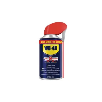 WD-40 LUBRIFICANTE SPRAY MULTIUSO 5 FUNZIONI ML.250+40 GRATIS