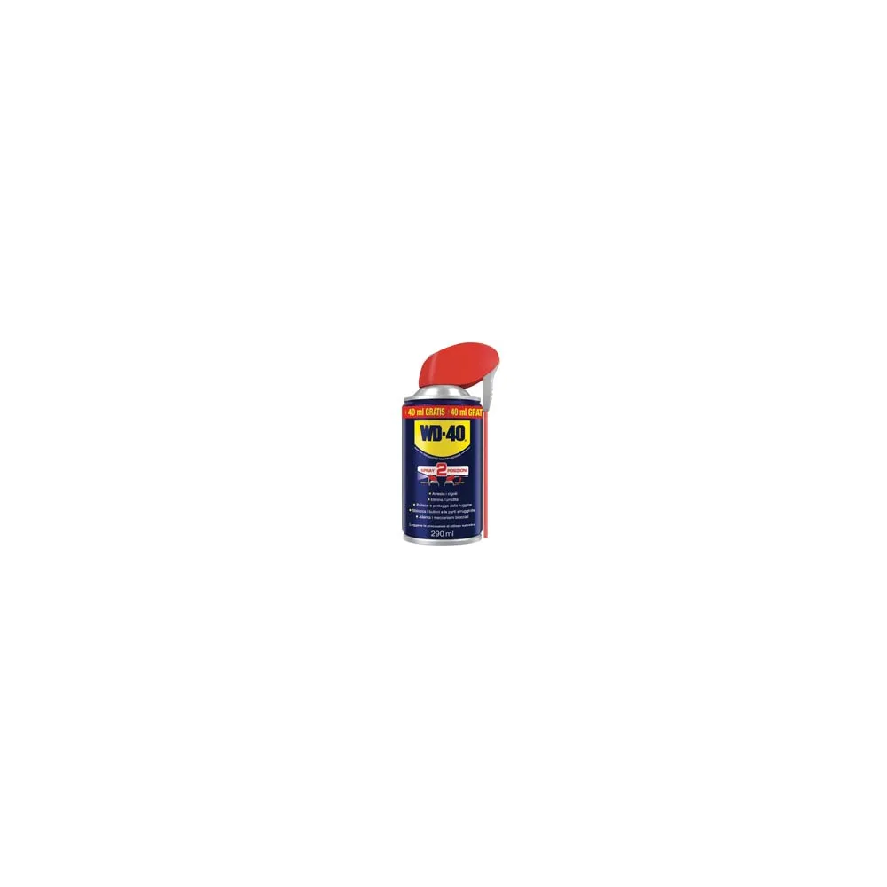 WD-40 LUBRIFICANTE SPRAY MULTIUSO 5 FUNZIONI ML.250+40 GRATIS