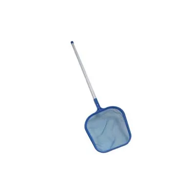 RETINO PIATTO DA SUPERFICIE IN PLASTICA CON MANICO PER PISCINA