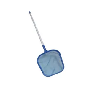 RETINO PIATTO DA SUPERFICIE IN PLASTICA CON MANICO PER PISCINA