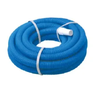 TUBO ASPIRANTE CORRUGATO COLORE BLU PER PISCINE