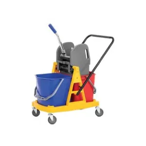 CARRELLO LAVAPAVIMENTO MOCIO STRIZZATORE "CLEAN HARD"