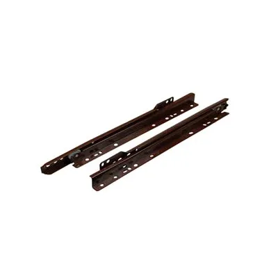 GUIDE SCORREVOLI PER CASSETTI CON RULLI TEFLON MARRONI