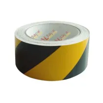 NASTRO SEGNALETICO ADESIVO IN PVC GIALLO/NERO