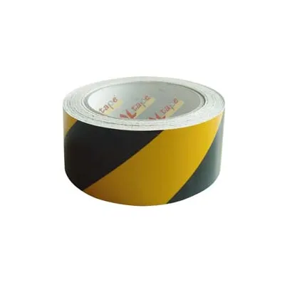 NASTRO SEGNALETICO ADESIVO IN PVC GIALLO/NERO