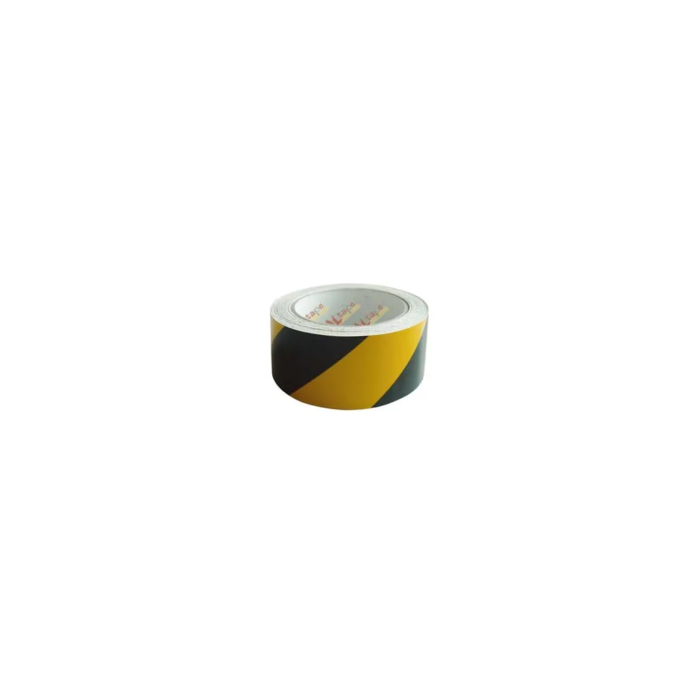 NASTRO SEGNALETICO ADESIVO IN PVC GIALLO/NERO