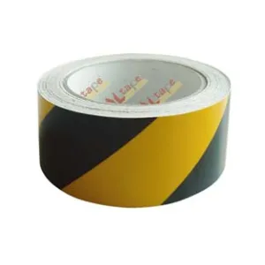 NASTRO SEGNALETICO ADESIVO IN PVC GIALLO/NERO