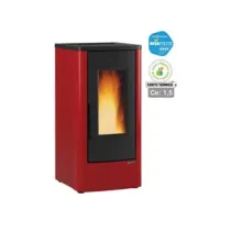 STUFA A PELLET DAHIANA PLUS CANALIZZATA 10KW BORDEAUX (CONTO TERMICO)