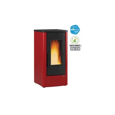 STUFA A PELLET DAHIANA PLUS CANALIZZATA 10KW BORDEAUX (CONTO TERMICO)