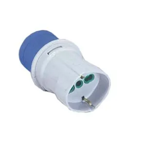 ADATTATORE INDUSTRIALE CON SPINA CEE 309 IP44 E PRESA BIPASSO E SCHUKO