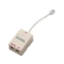 COMMUTATORE TELEFONICO 2 USCITE PLUG 6/2C PER LINEA ADSL