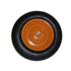RUOTA PER CARRIOLA PNEUMATICA PERNO MM.12X170