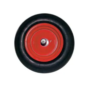 RUOTA PER CARRIOLA PNEUMATICA PERNO MM.12X260