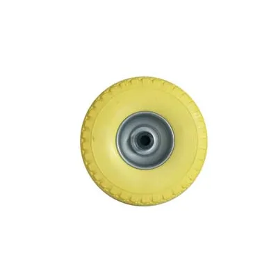 RUOTA PER CARRELLO PU PIENA MM.260 CERCHIO IN ACCIAIO VERNICIATO