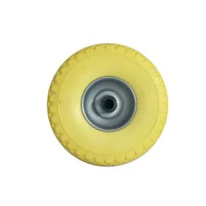 RUOTA PER CARRELLO PU PIENA MM.260 CERCHIO IN ACCIAIO VERNICIATO