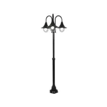 LAMPIONE 3 LUCI SU PALO MODELLO PARIGI