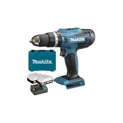 TRAPANO AVVITATORE PERCUSS. 2 VEL. 2 BATT. LITIO 18V 2AH (HP488D006)