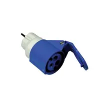 ADATTATORE INDUSTRIALE CON SPINA SCHUKO 16A E PRESA CEE 309