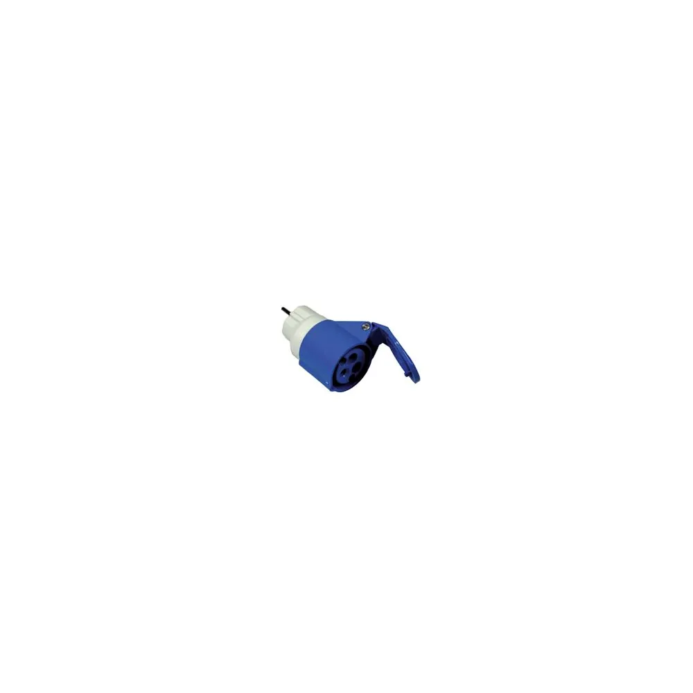 ADATTATORE INDUSTRIALE CON SPINA SCHUKO 16A E PRESA CEE 309