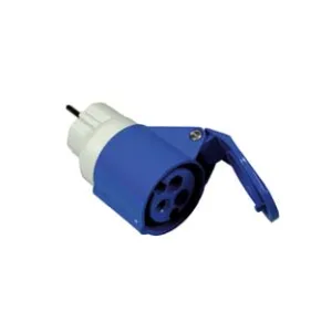 ADATTATORE INDUSTRIALE CON SPINA SCHUKO 16A E PRESA CEE 309