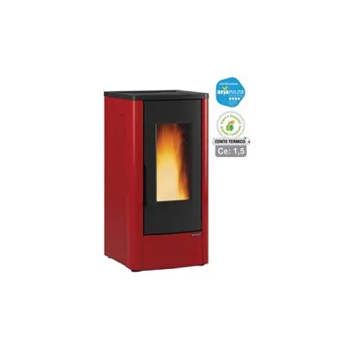 STUFA A PELLET DAHIANA 10 KW BORDEAUX (CONTO TERMICO)