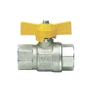 VALVOLA A SFERA GAS F/F CON MANIGLIA A T "LONDON" ART.068