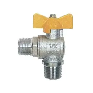 RUBINETTO A SFERA GAS METANO A SQUADRA  M/M CON MANIGLIA A T ART.060