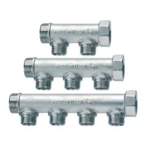 COLLETTORE DI DISTRIBUZIONE COMPONIBILE 3/4" 2 DERIVAZIONI M ART.455