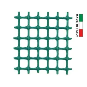 RETE IN PLASTICA QUADRA VERDE MM.10X10