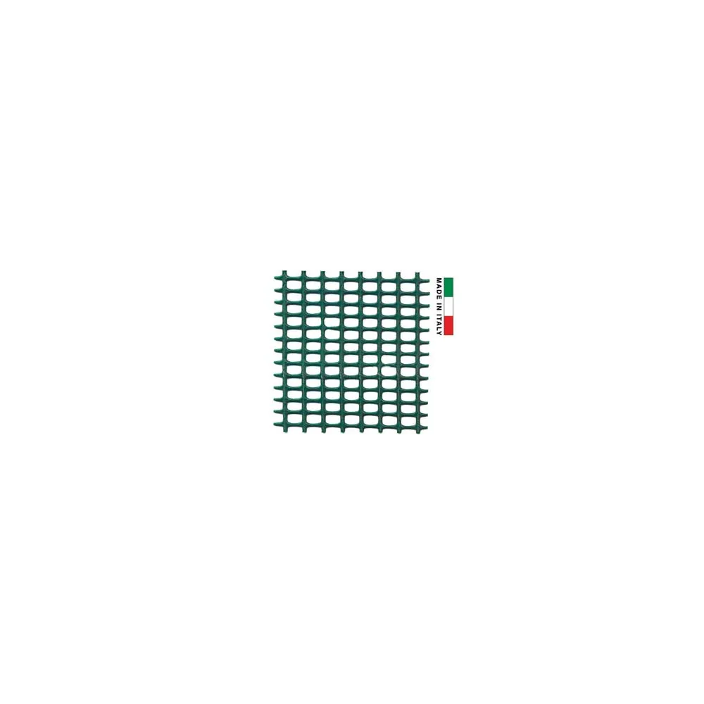 RETE IN PLASTICA QUADRETTA VERDE MM.5X5