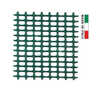 RETE IN PLASTICA QUADRETTA VERDE MM.5X5