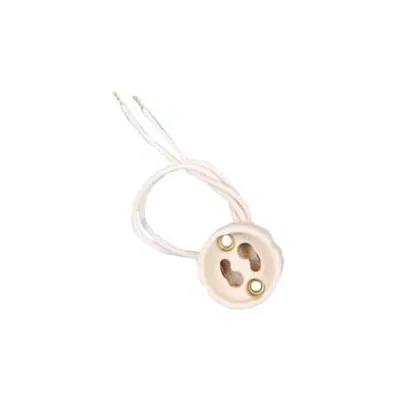 PORTALAMPADA IN STEATITE PER LAMPADE ALOGENE 230V