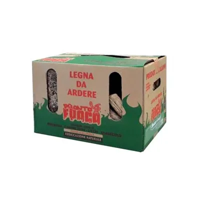 LEGNA DA ARDERE SPACCATA IN SCATOLA