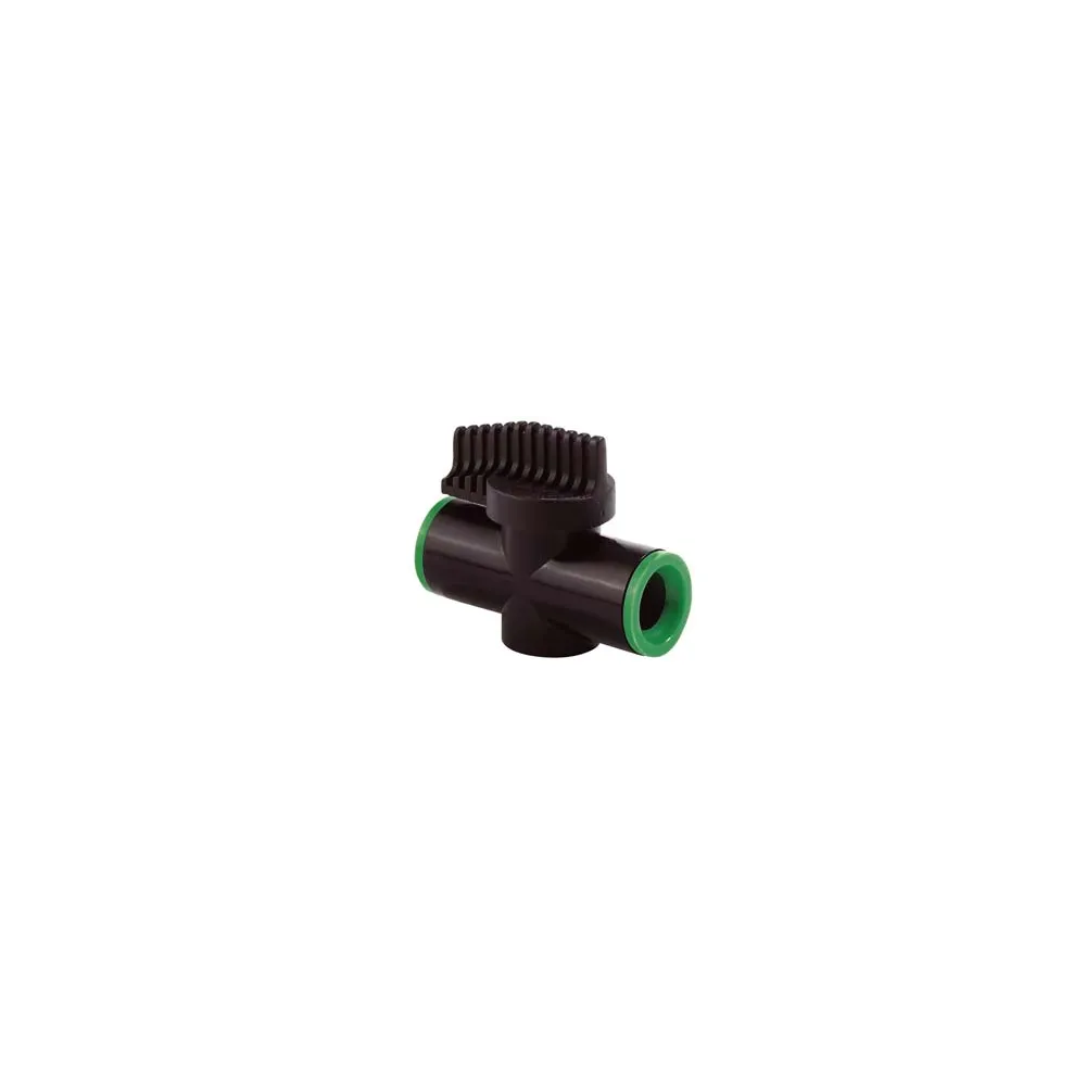 RUBINETTO IN LINEA PER MICROIRRIGAZIONE PER TUBO DA 1/2"