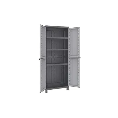 ARMADIO TUTTOPIANI ALTO SERIE TWIST BLACK 2680